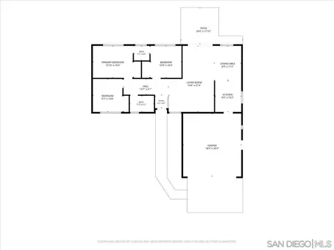 Floorplan - 505 Parkbrook St, Spring Valley, CA 91977 photo 2 of 2