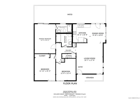 Floorplan - 1714 Knollfield Way, Encinitas, CA 92024 photo 1 of 1