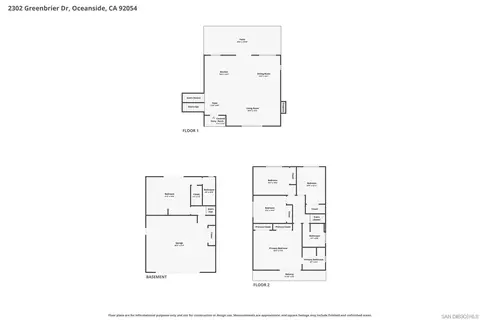 Floorplan - 2302 Greenbrier Dr, Oceanside, CA 92054 photo 4 of 4