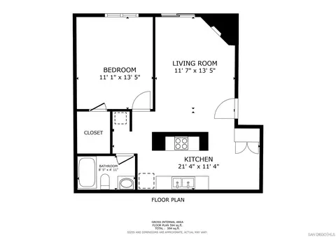 Floorplan - 1650 S El Camino Real #102, Encinitas, CA 92024 photo 1 of 1