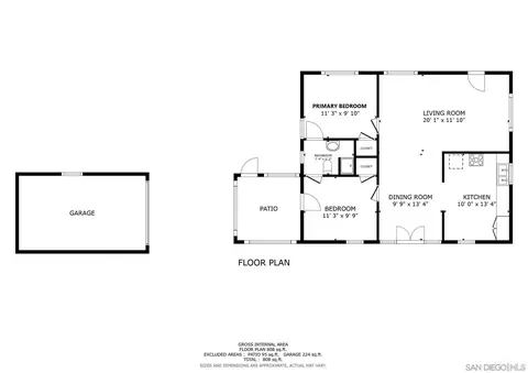 Floorplan - 12849 Julian, Lakeside, CA 92040 photo 1 of 2