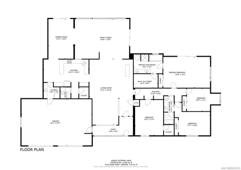 Floorplan - 333 Thomsen Way, Ramona, CA 92065 photo 1 of 2