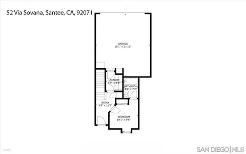 Floorplan - 52 Via Sovana, Santee, CA 92071 photo 1 of 3