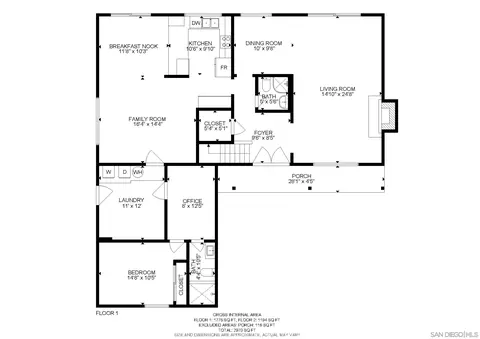 Floorplan - 7906 Anders Cir, La Mesa, CA 91942 photo 2 of 3