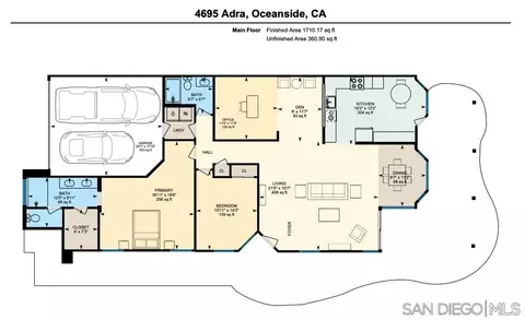 Floorplan - 4695 Adra Way, Oceanside, CA 92056 photo 1 of 1