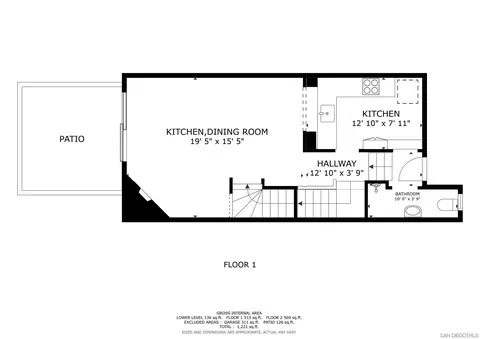 Floorplan - 959 Intrepid Ct, Del Mar, CA 92014 photo 2 of 4