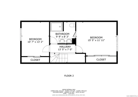 Floorplan - 959 Intrepid Ct, Del Mar, CA 92014 photo 3 of 4