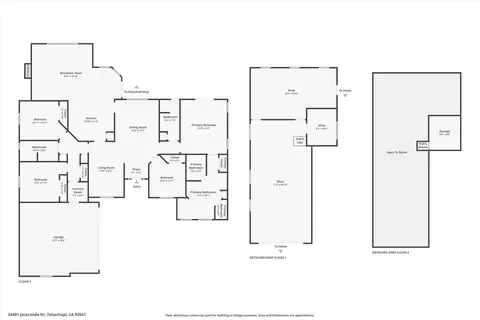 Floorplan - 24401 Jacaranda Dr, Tehachapi, CA 93561 photo 3 of 3