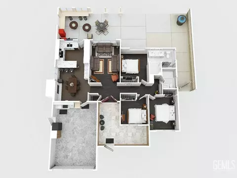 Floorplan - 1035 N Peg St, Ridgecrest, CA 93555 photo 2 of 2