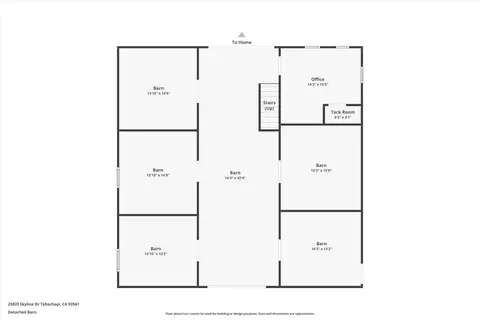 Floorplan - 25820 Skyline Dr, Tehachapi, CA 93561 photo 2 of 4