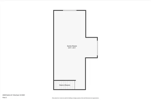 Floorplan - 25820 Skyline Dr, Tehachapi, CA 93561 photo 4 of 4
