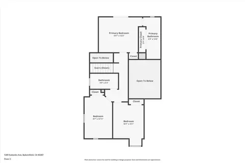 Floorplan - 1209 Eubanks Ave, Bakersfield, CA 93307 photo 3 of 3