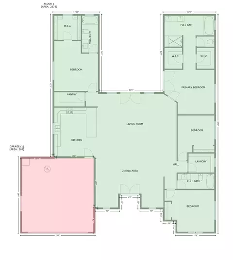 Floorplan - 19974 Avenue 260, Exeter, CA 93221 photo 3 of 3