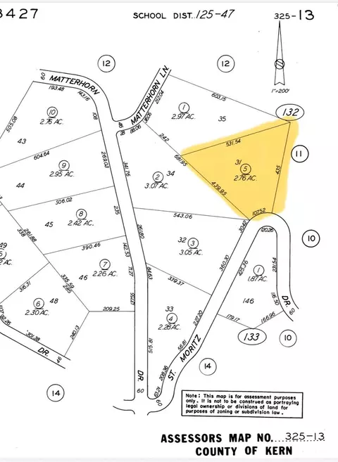 0 Vacant Land St Mortitz Dr, Tehachapi, CA 93561
