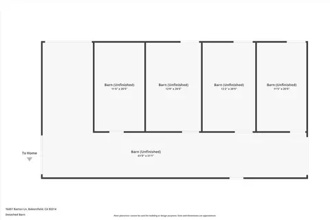 Floorplan - 16451 Barton Ln, Bakersfield, CA 93314 photo 2 of 3