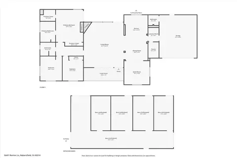Floorplan - 16451 Barton Ln, Bakersfield, CA 93314 photo 1 of 3