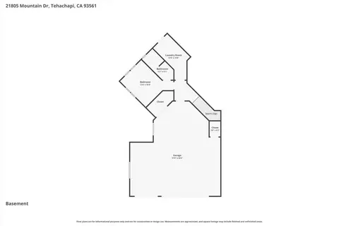 Floorplan - 21805 Mountain Dr, Tehachapi, CA 93561 photo 3 of 3