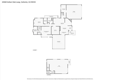 Floorplan - 22560 Indian Oak Loop, Caliente, CA 93518 photo 3 of 3