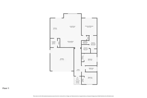 Floorplan - 9001 Brook Shadow Way, Shafter, CA 93263 photo 2 of 2
