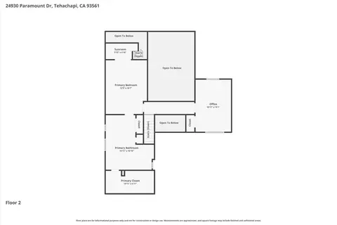Floorplan - 24930 Paramount Dr, Tehachapi, CA 93561 photo 3 of 3