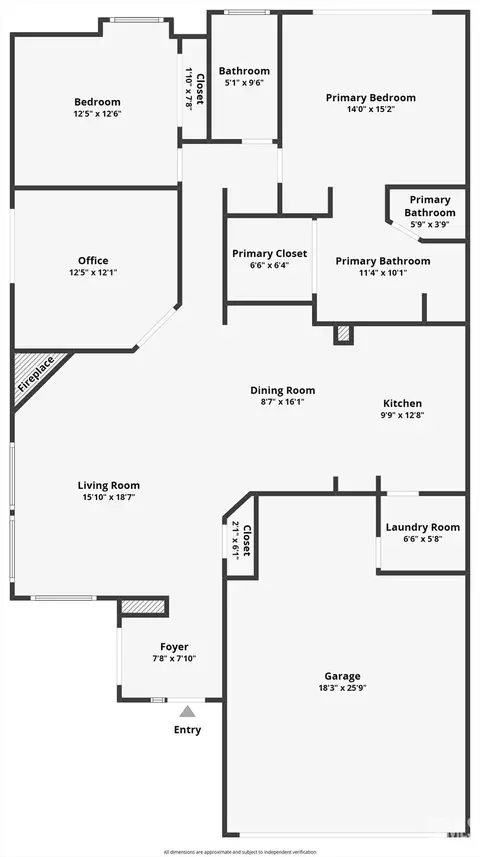 Floorplan - 600 Berwick St, Bakersfield, CA 93311 photo 1 of 1