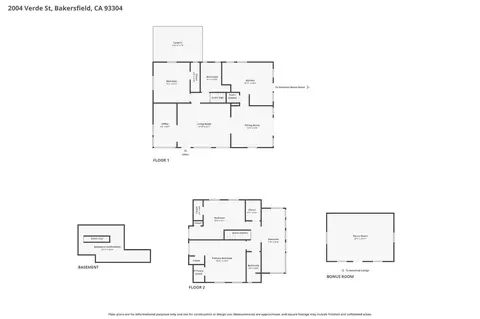 Floorplan - 2004 Verde St, Bakersfield, CA 93304 photo 1 of 1