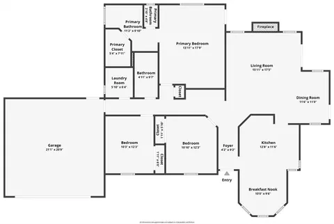 Floorplan - 23300 Calico Ct, Tehachapi, CA 93561 photo 1 of 1