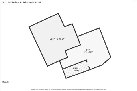 Floorplan - 28221 Cumberland Rd, Tehachapi, CA 93561 photo 5 of 6