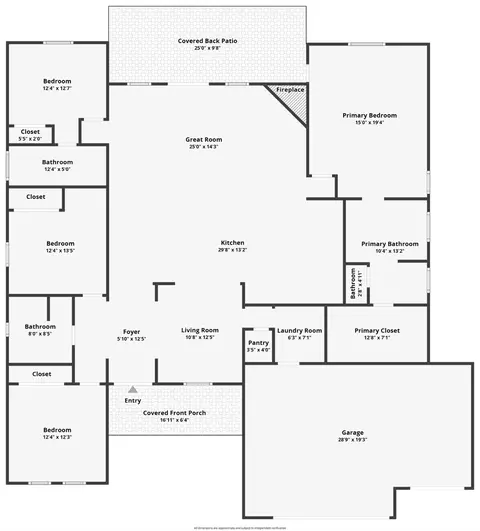 Floorplan - 541 Padre Dr, Shafter, CA 93263 photo 1 of 1