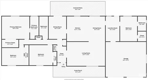 Floorplan - 23461 Lakeview Dr, Tehachapi, CA 93561 photo 1 of 1