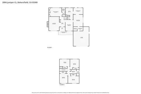 Floorplan - 2004 Juniper Ct, Bakersfield, CA 93309 photo 1 of 1