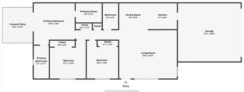 Floorplan - 2729 Agate St, Bakersfield, CA 93304 photo 1 of 1