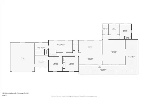 Floorplan - 30150 Jamaica Dunes Dr, Tehachapi, CA 93561 photo 1 of 1