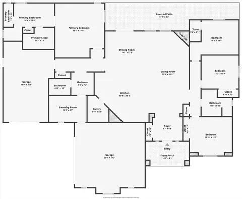 Floorplan - 410 Rosehaven Ln, Tehachapi, CA 93561 photo 1 of 1