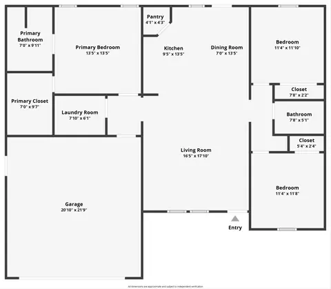 Floorplan - 19936 Mesa Dr, Tehachapi, CA 93561 photo 1 of 1