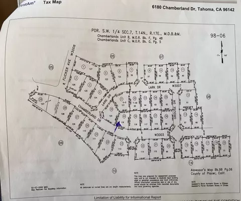6180 Chamberland Dr, Homewood, CA 96161