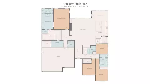 Floorplan - 3136 E Beech Ct, Visalia, CA 93292 photo 1 of 1