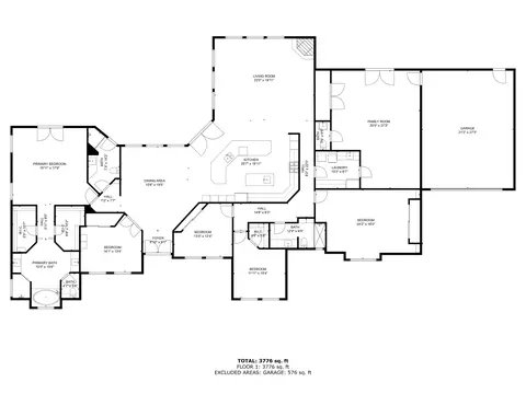 Floorplan - 2164 W Benton Ct, Exeter, CA 93221 photo 1 of 1