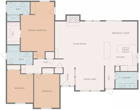 Floorplan - 331 E Washington Ave, Tulare, CA 93274 photo 1 of 1