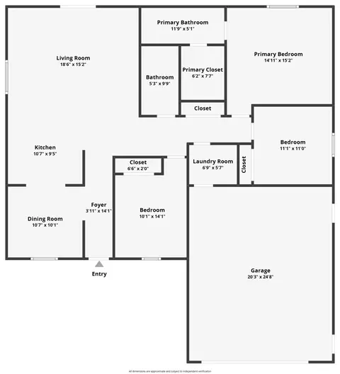 Floorplan - 4331 E Oak Ave, Visalia, CA 93292 photo 1 of 1