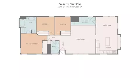 Floorplan - 5646 Dennis Rd, Ducor, CA 93218 photo 1 of 1