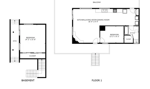 Floorplan - 44133 Old Stage Rd #5, Posey, CA 93260 photo 1 of 3