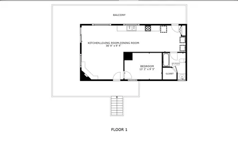 Floorplan - 44133 Old Stage Rd #5, Posey, CA 93260 photo 2 of 3