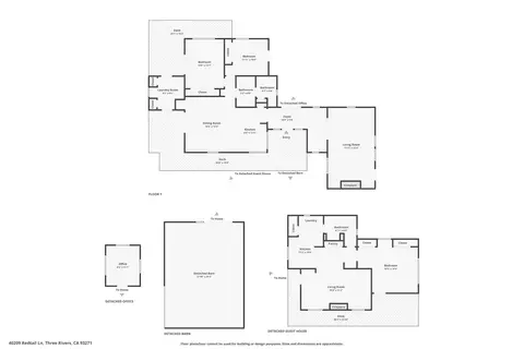 Floorplan - 40209 Redtail Ln, Three Rivers, CA 93271 photo 5 of 8