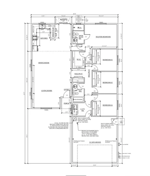 Floorplan - 929 W 6th St, Merced, CA 95341 photo 1 of 4