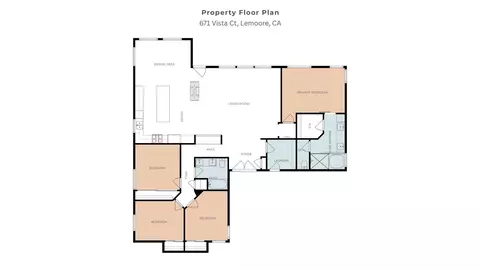 Floorplan - 671 Vista Ct, Lemoore, CA 93245 photo 2 of 2