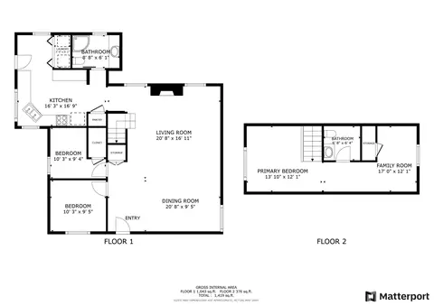 Floorplan - 64 Forest Knoll Rd, June Lake, CA 93529 photo 1 of 1
