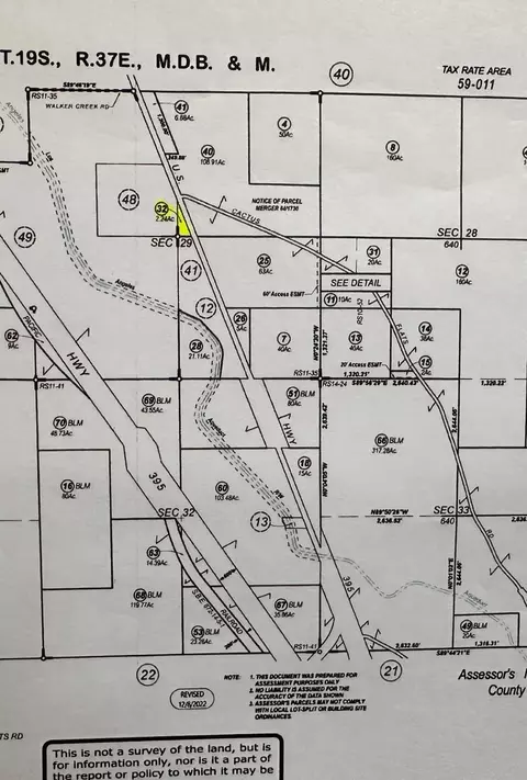 Hwy 395, Olancha, CA 93549
