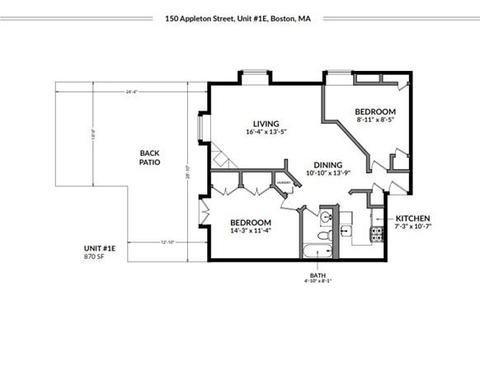 150 Appleton St #1E, Boston, MA 02116 photo 35