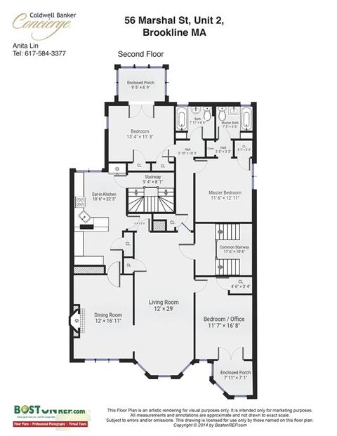 56 Marshal St #2, Brookline, MA 02446 photo 29